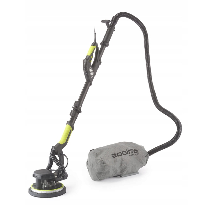 Szlifierka 1900W Żyrafa Do Gipsu Gładzi Tynku Ścian Led Torba tm250
