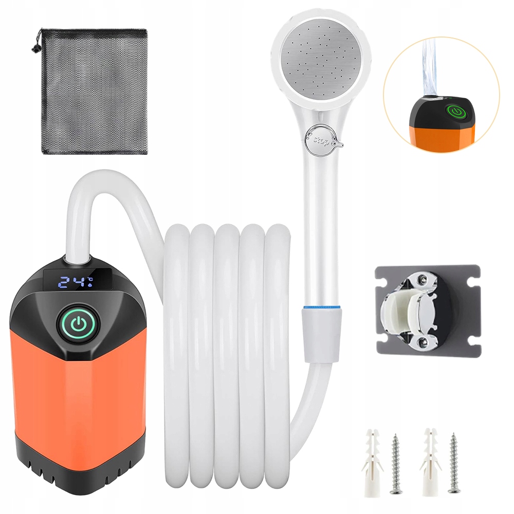 Turistická Sprcha Elektrická Pumpa Přenosná Polní Sprcha Camping