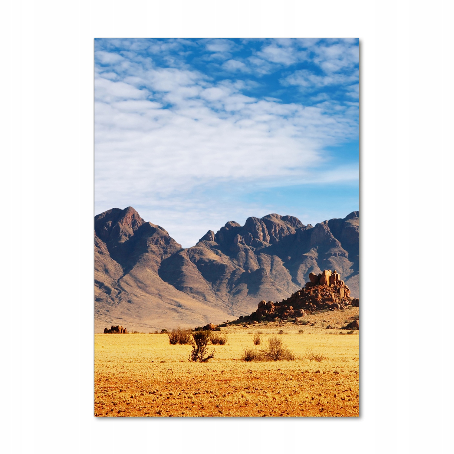 

Foto obraz szklany pionowy Pustynia Namibia 70x100