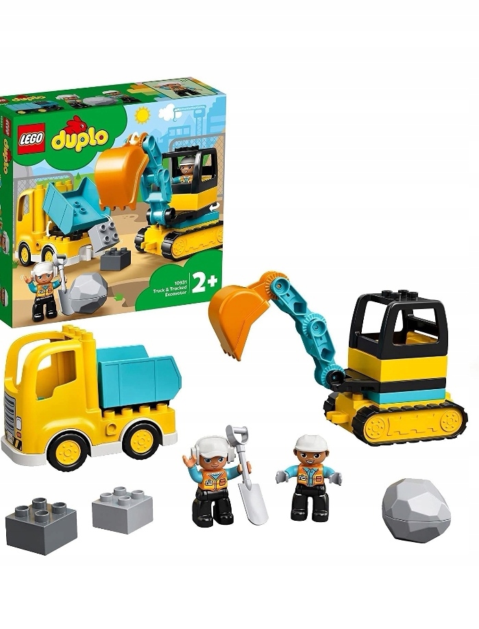 

Lego Duplo Ciężarówka i koparka gąsienicowa 10931