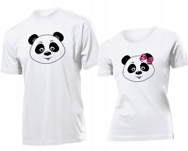 

Koszulki dla par Zakochane Pandy L