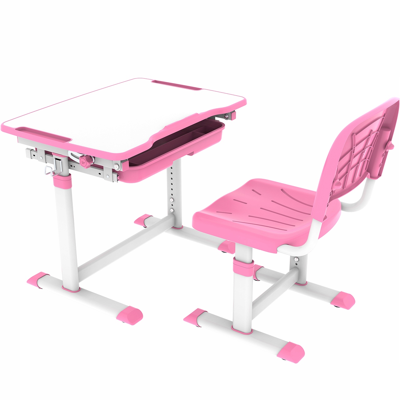 

Cubby Sorpresa Pink Regulowane biurko z krzesłem