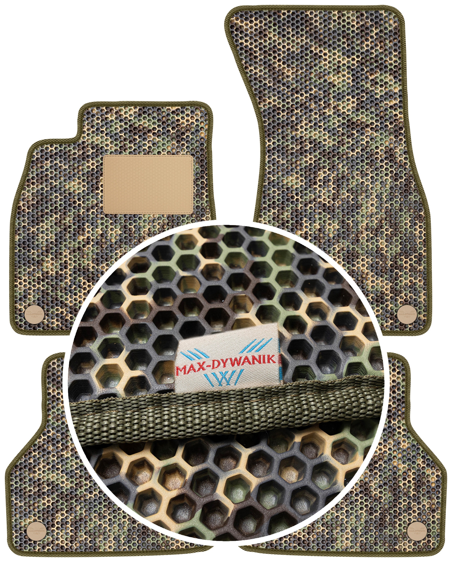 Audi A7 II Sb 2018 Gumové rohože do auta Eva Moro