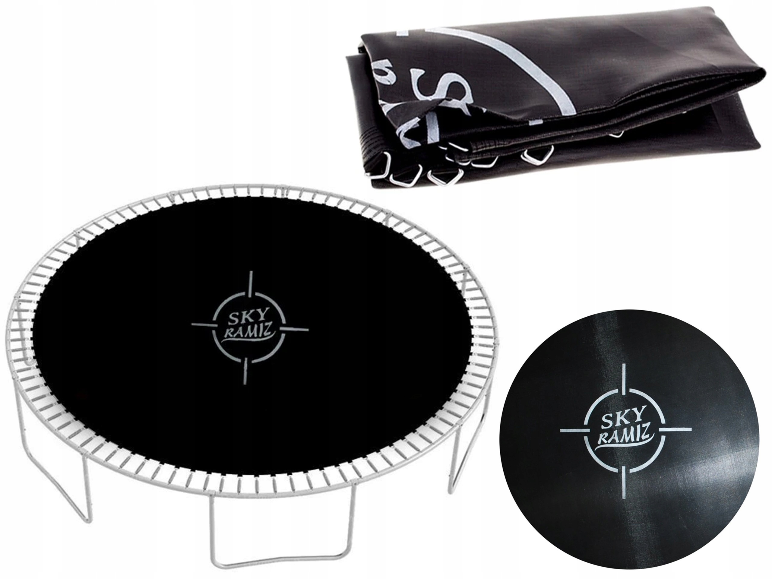 BATUT MATA DO TRAMPOLINY 8FT 244cm 48 zaczepów SkyRamiz wytrzymała EAN (GTIN) 5903864910322
