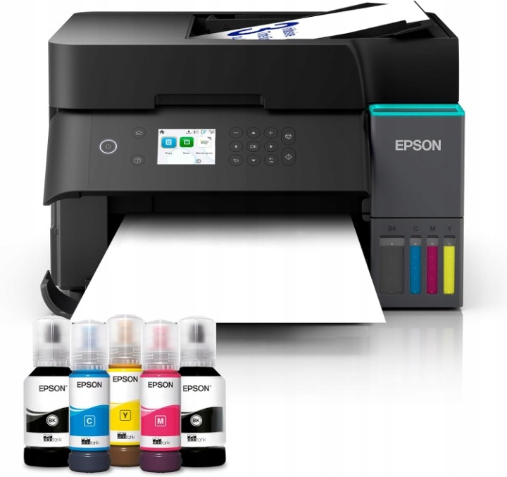Epson EcoTank ET-3950 Multifunkčná tlačiareň, sada 5x WiFi atramentov
