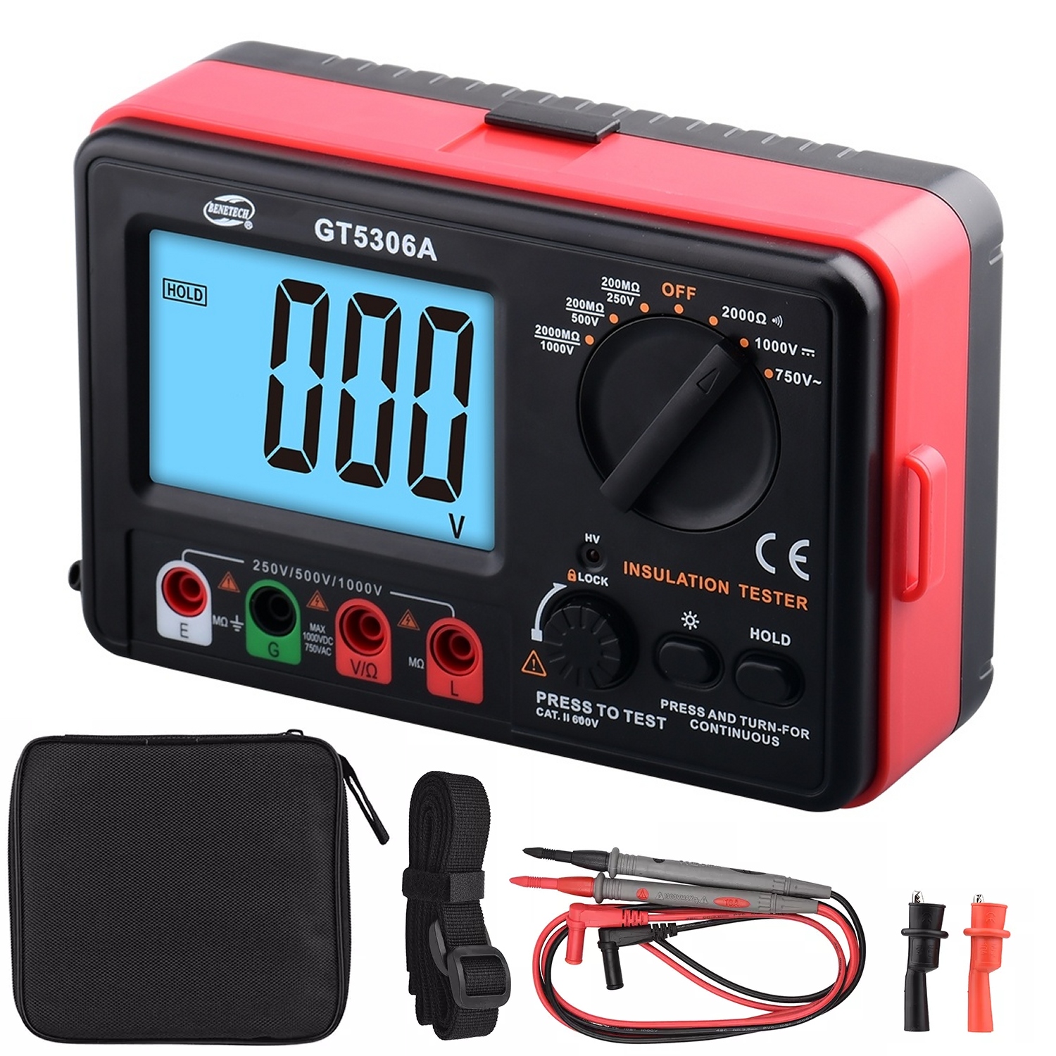 

Miernik Rezystancji Izolacji Tester Ciągłosci Acdc