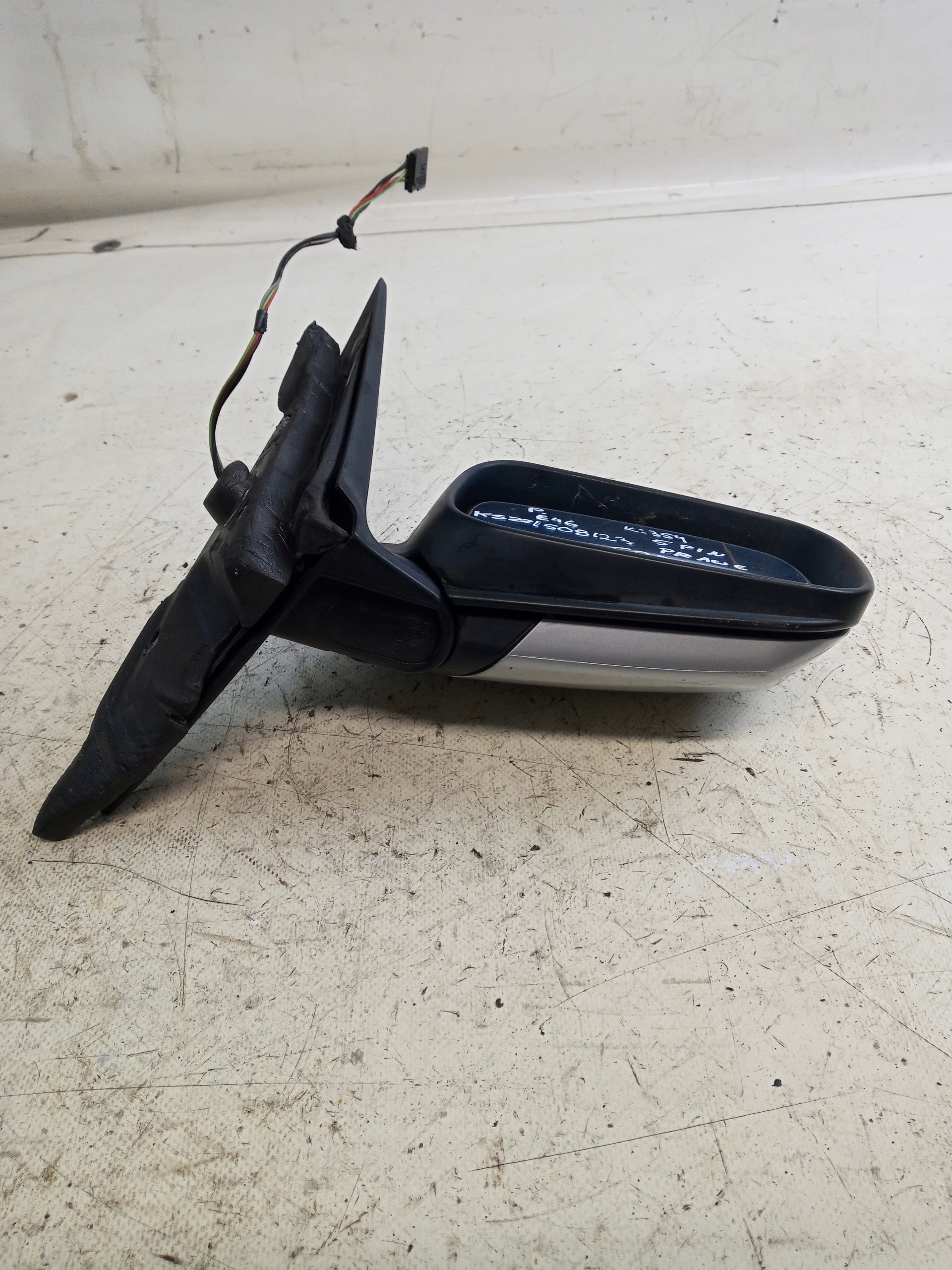 mirror right BMW E46 sedan KOMBI 5 PIN TITANSILBER 354