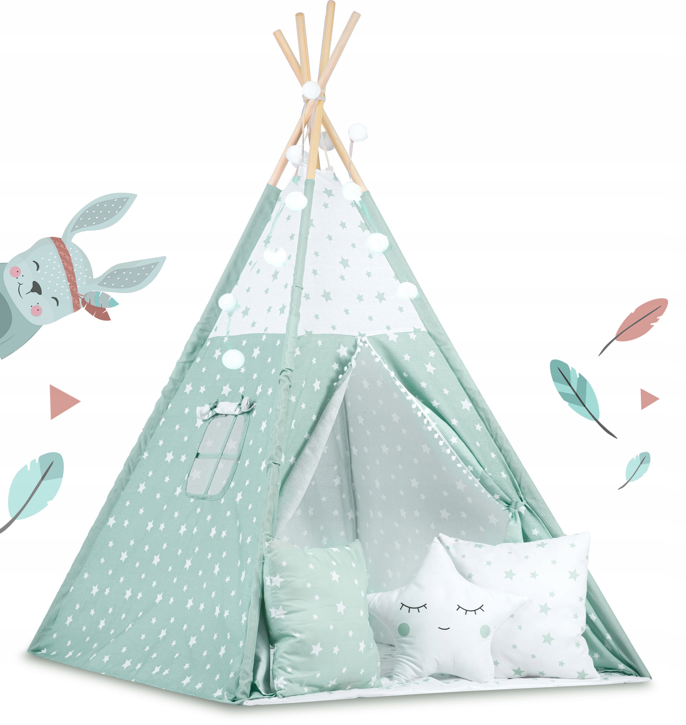 TIPI, namiot, wigwam dla dzieci NUKIDO EAN (GTIN) 5903890609573