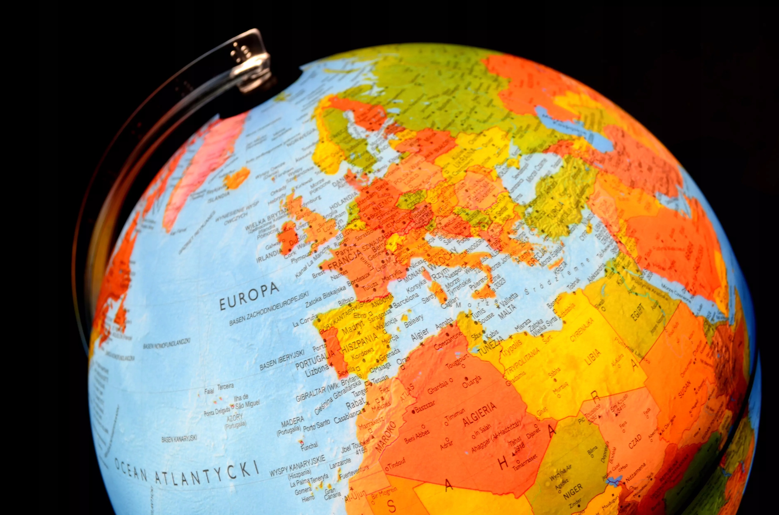 Globus dla dzieci podświetlany z aplikacją pomysł na prezent SMART Szkoła Płeć unisex