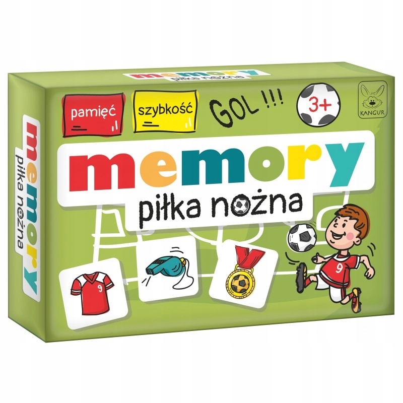 Gra planszowa MemorMemory. Piłka Nożna. Kangury. Piłka Nożna Kangur