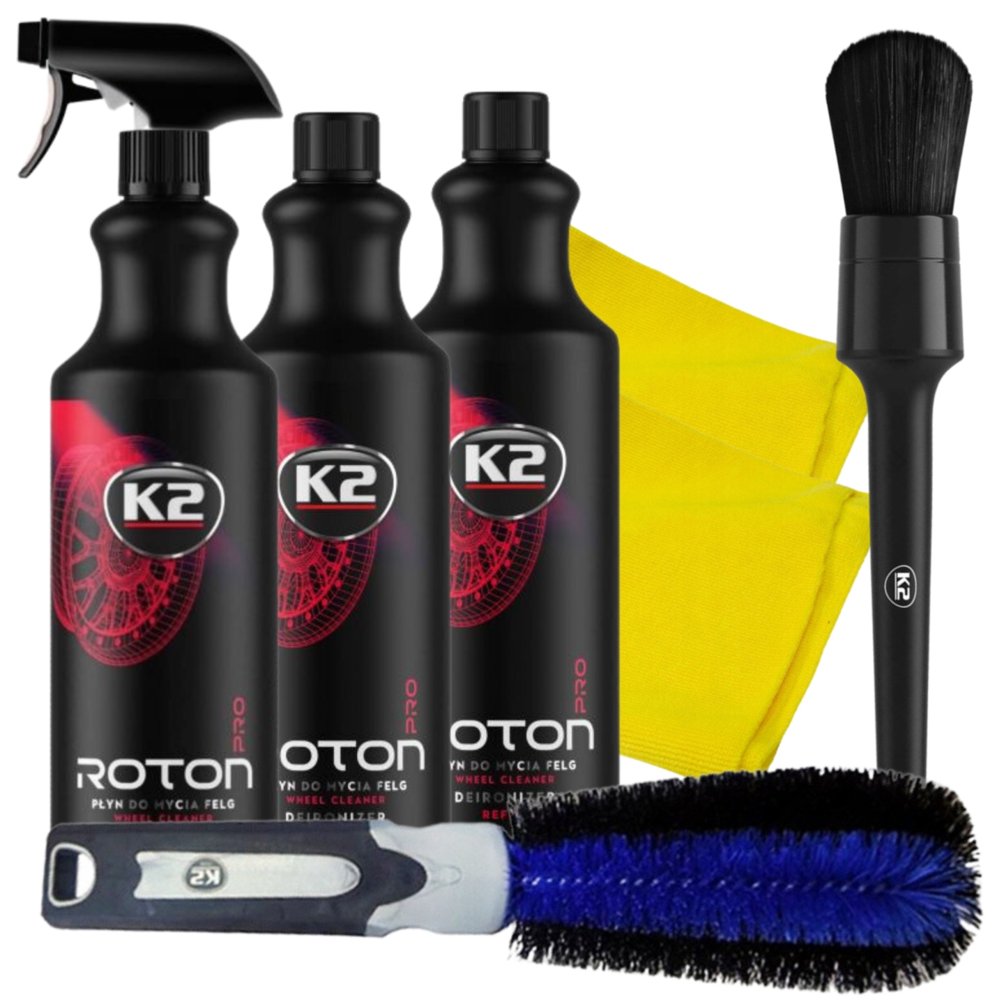

K2 Roton Pro 3L Płyn szczotka do felg pędzelek