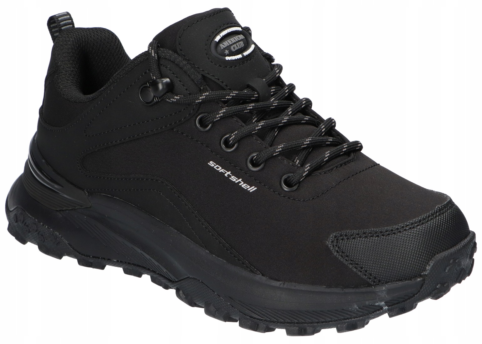 American Club HL224 Trekové Pánské Softshellové Sportovní Boty Černé 49