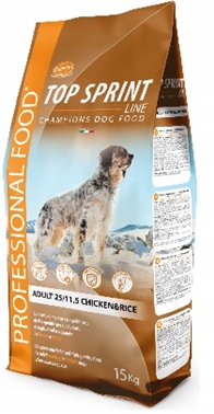Levně Top Sprint Premium Dospělé Kuře 25/11,5 Kuřecí Rýže 15 Kg * Cennamo *