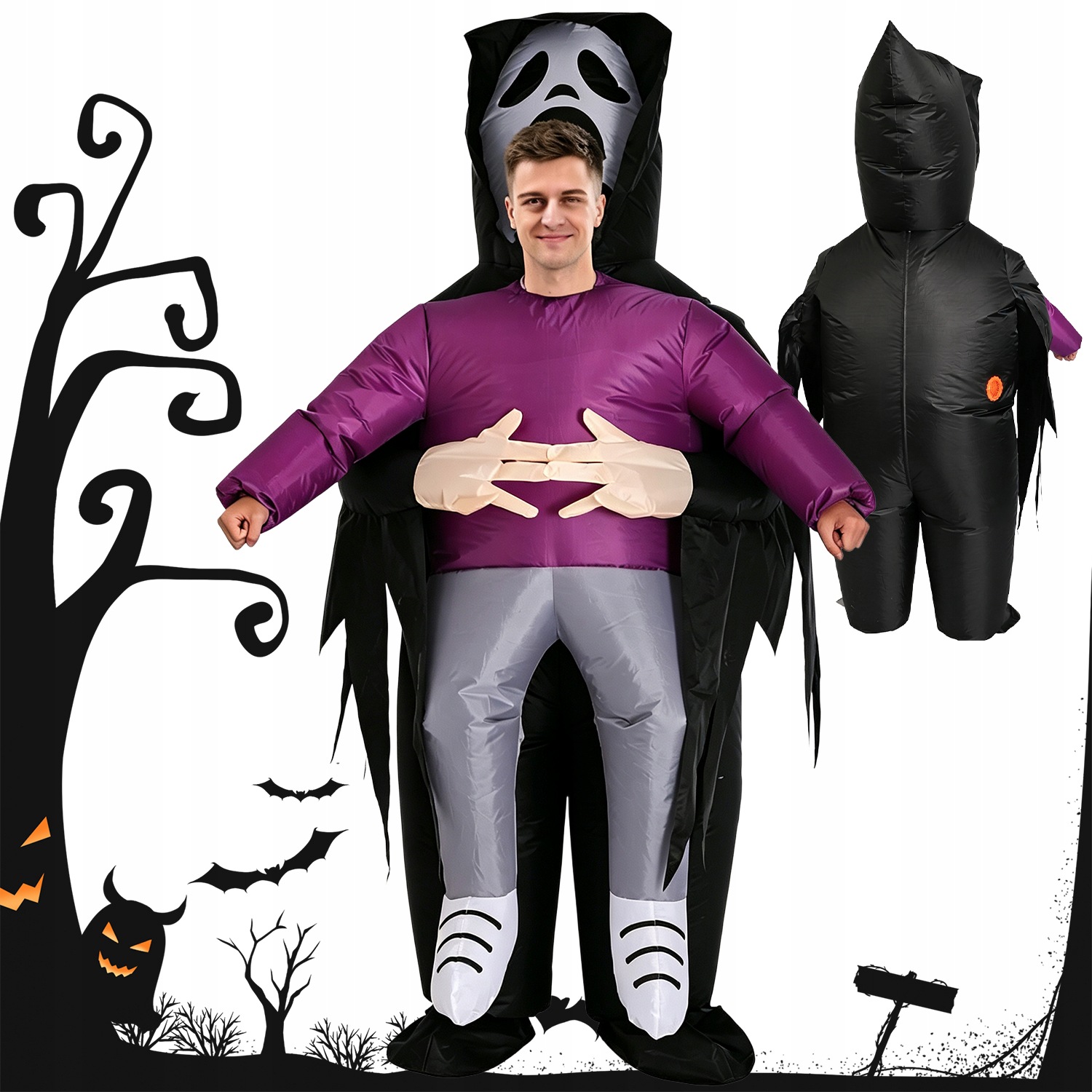 Nafukovací kostým Démoni Příšery Duchové Převlek Kostým Halloween jako Dárek