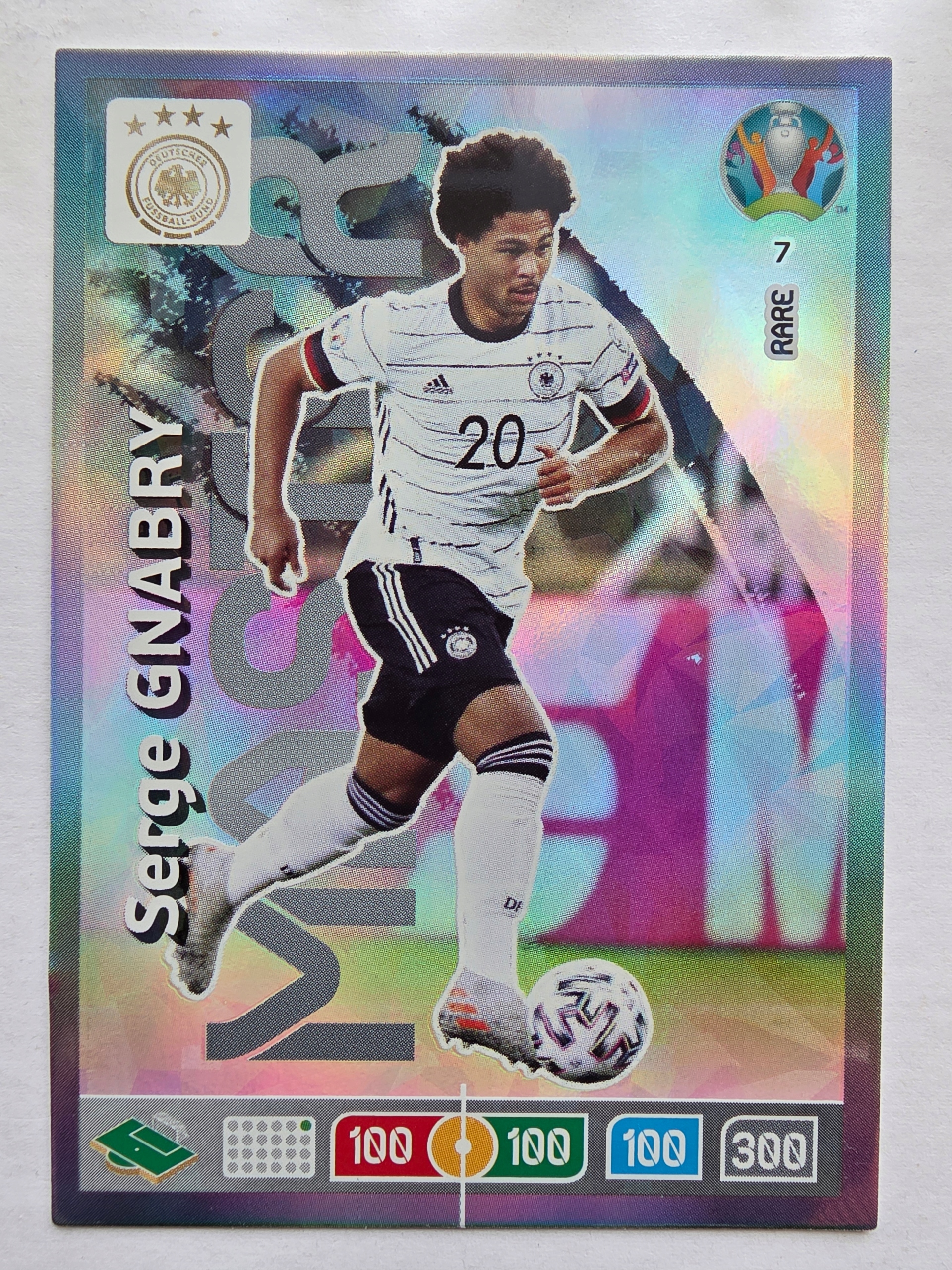 2020 Panini Euro Serge Gnabry Niemcy Rare Nr 7 /EO1