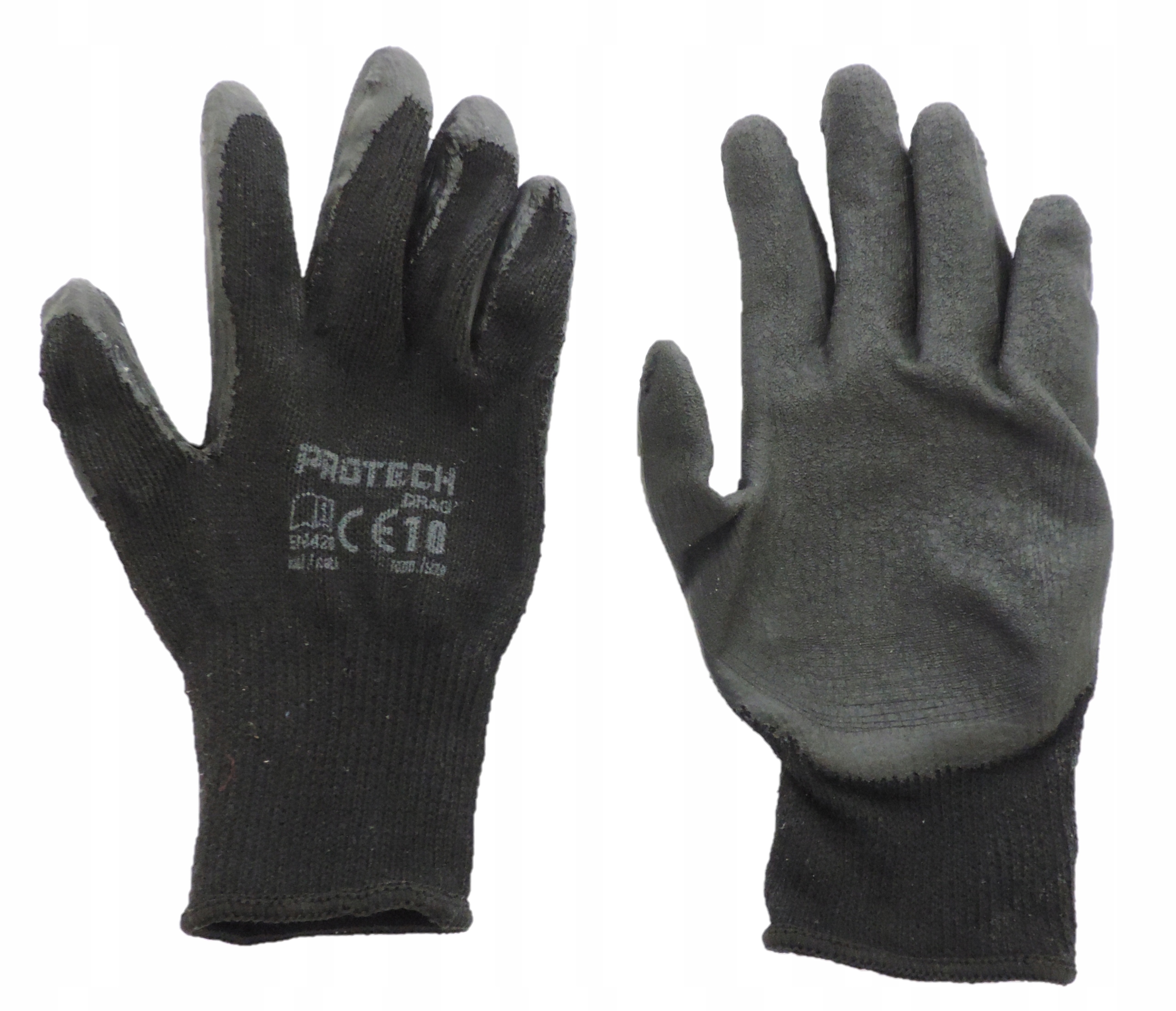 RĘKAWICE ROBOCZE OCHRONNE PROTECH 12 Par rozm 10
