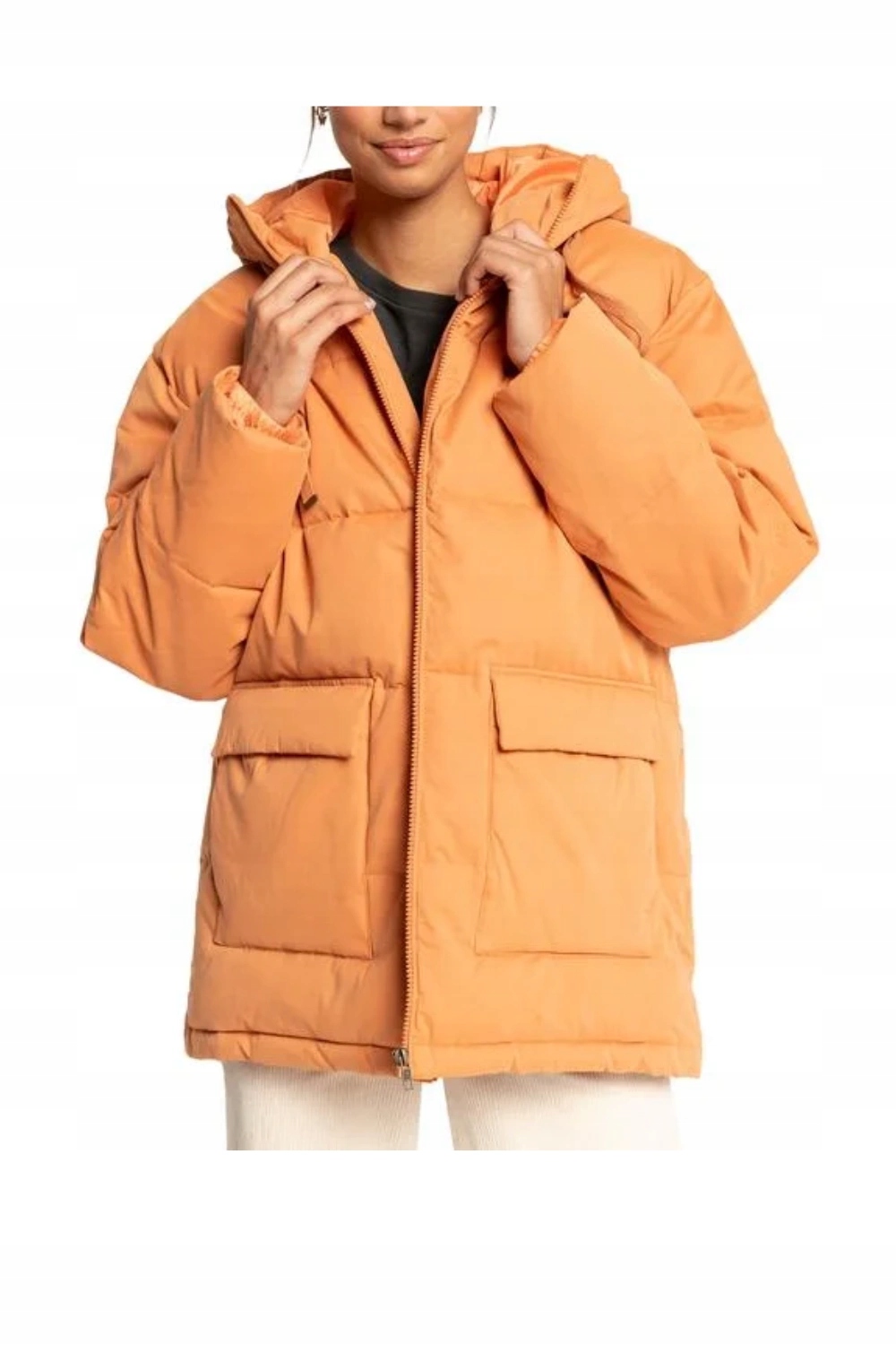 Billabong dámská zateplená zimní bunda parka s kapucí, péřová, velikost Xs