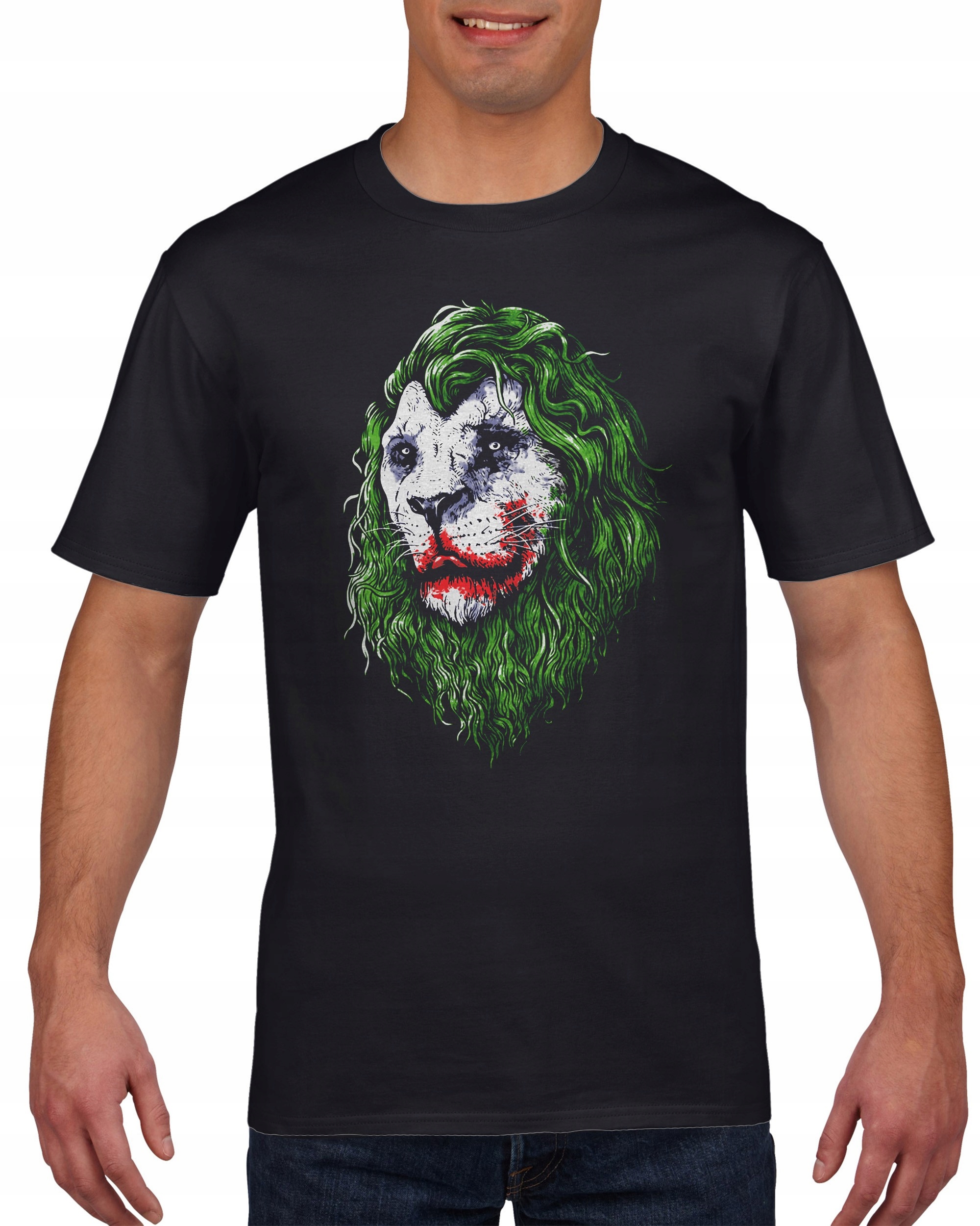 

Koszulka męska Lew Stylizowany Na Joker c XXL