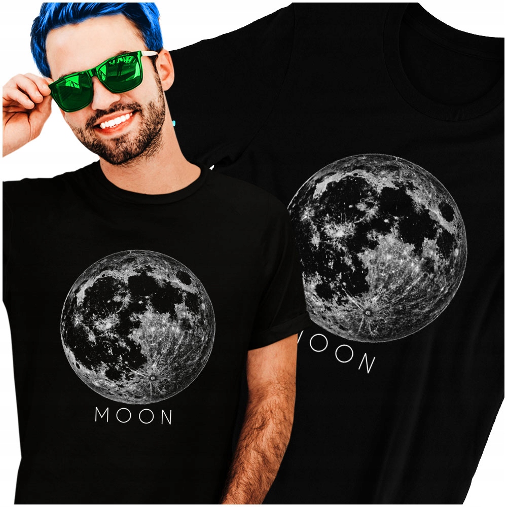 

Koszulka Dla Astrologa Księżyc Nasa Moon Kosmos S