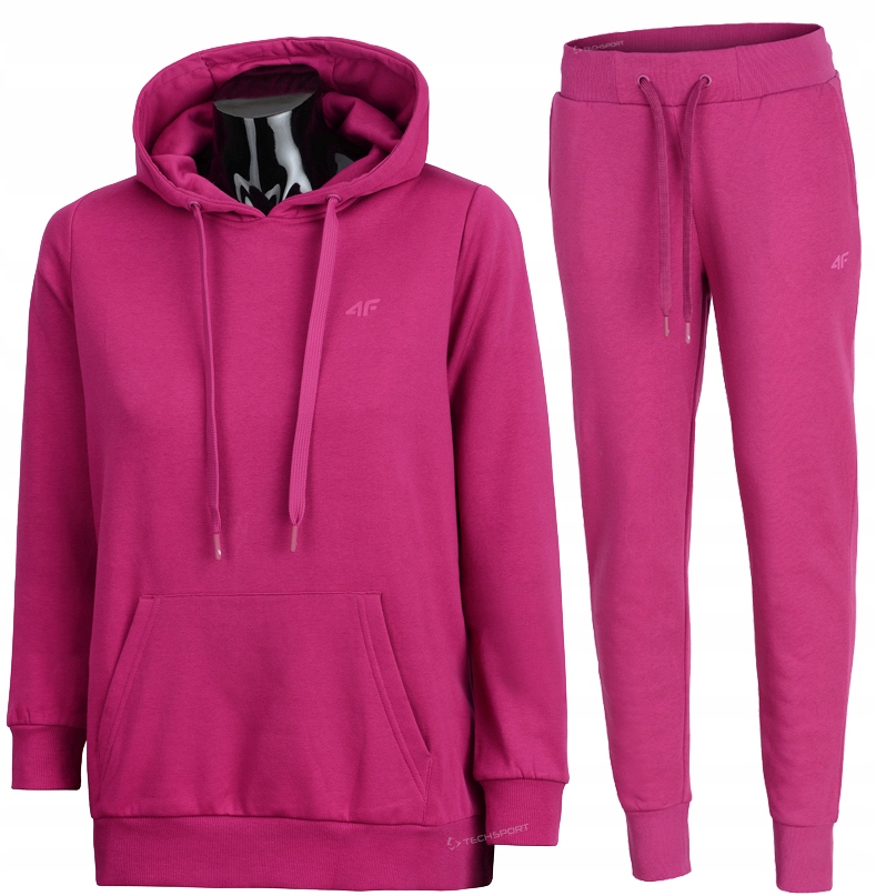 

4F Damski Dres Bawełna Komplet Bluza Spodnie S