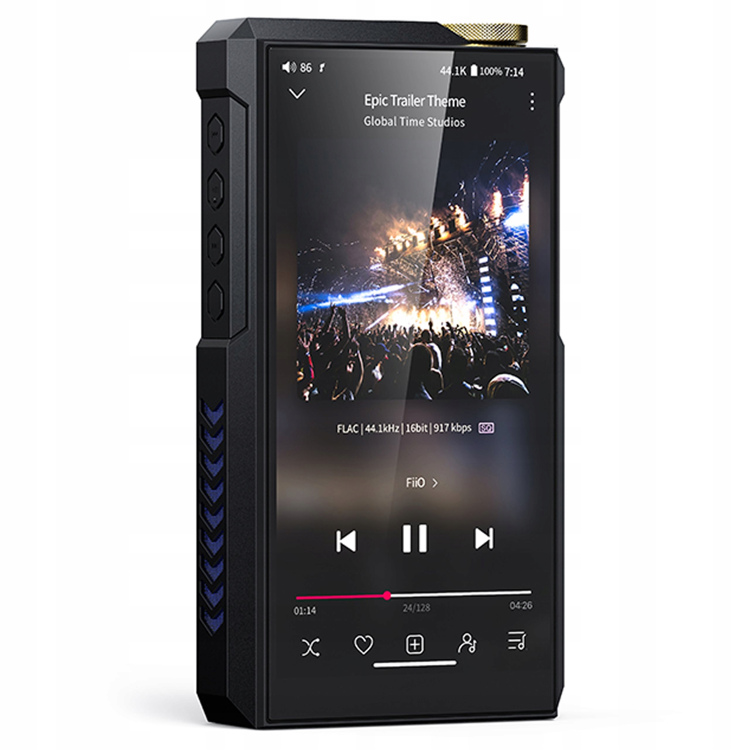Fiio M27 Przenośny Odtwarzacz Hi-fi Audio Dap Dac Bluetooth Hi-res Czarny