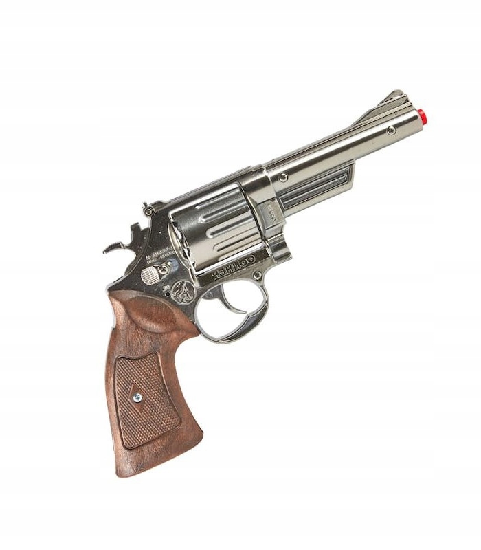 METALOWY Pistolet Rewolwer na kapiszony SOLIDNY Płeć chłopcy