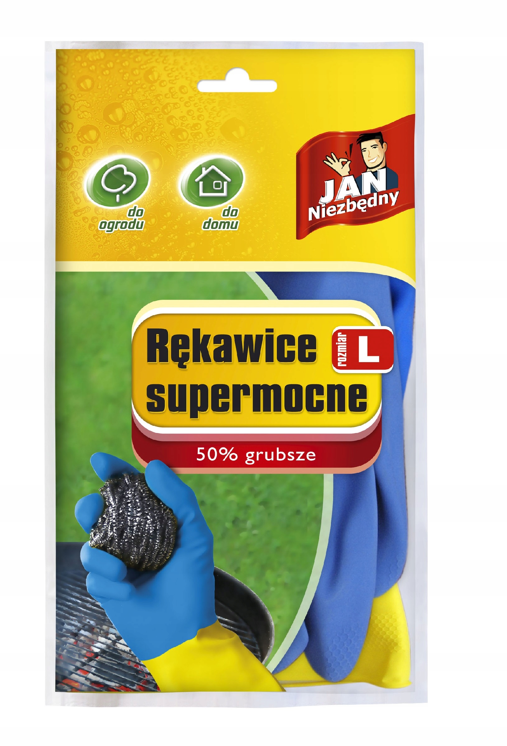 

Rękawice gumowe Jan Niezbędny L supermocne