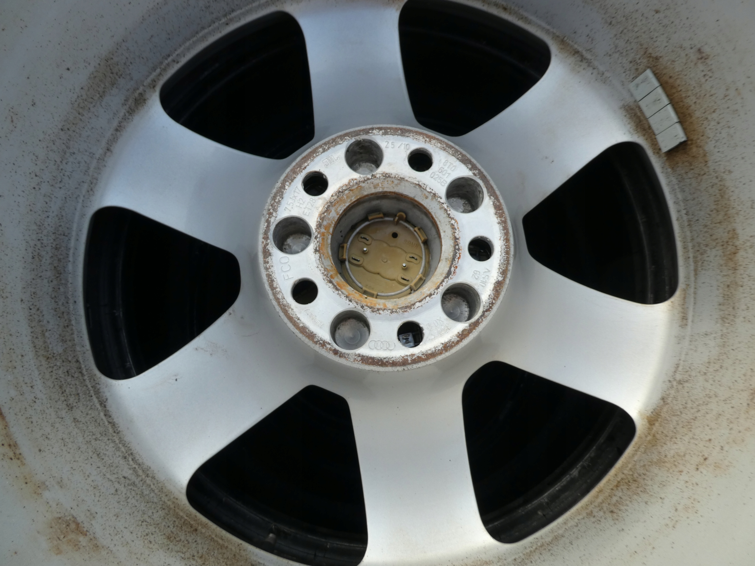 4X ALU discs original AUDI A5 8T0601025B
