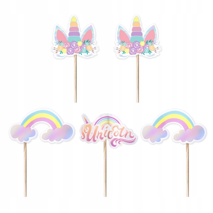 

Pikery Jednorożec Unicorn 5 szt.