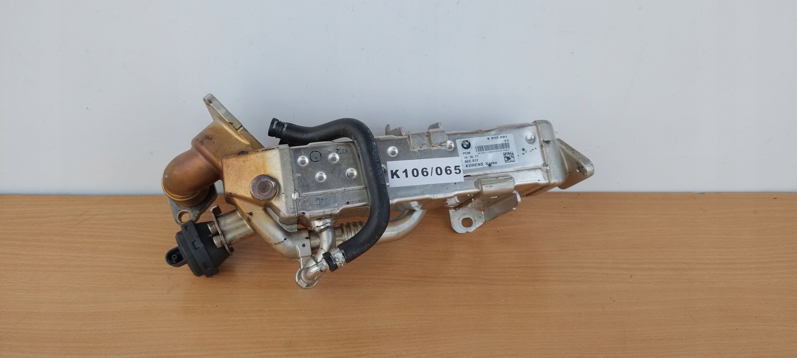 8513691 - Радіатор вихлопних газів клапан рециркуляції відпрацьованих газів BMW F10 F12 F20 F30