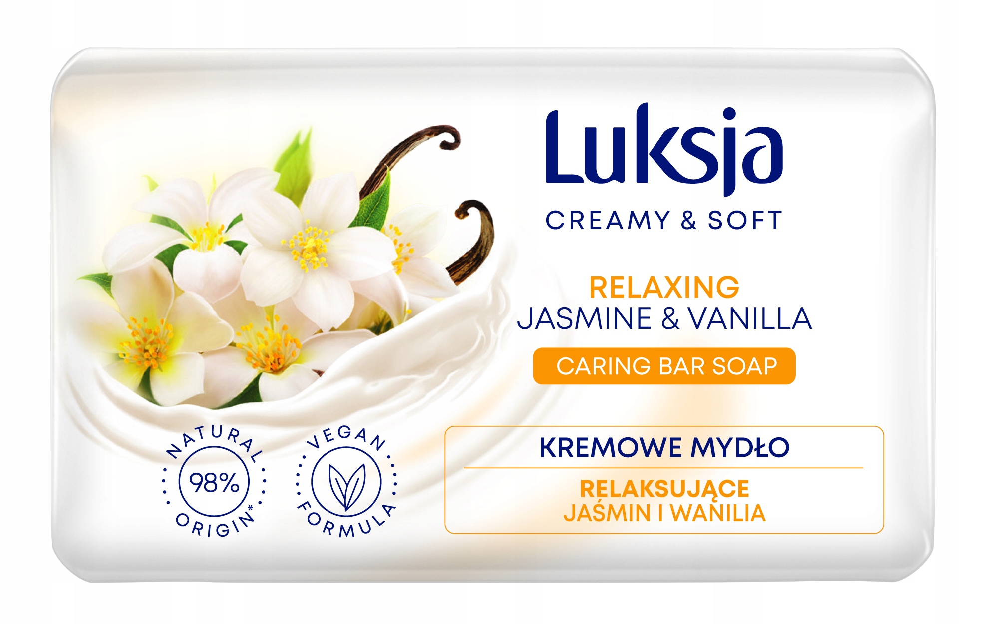 

Mydło W Kostce Kremowe 90G Jaśmin Wanilia Luksja