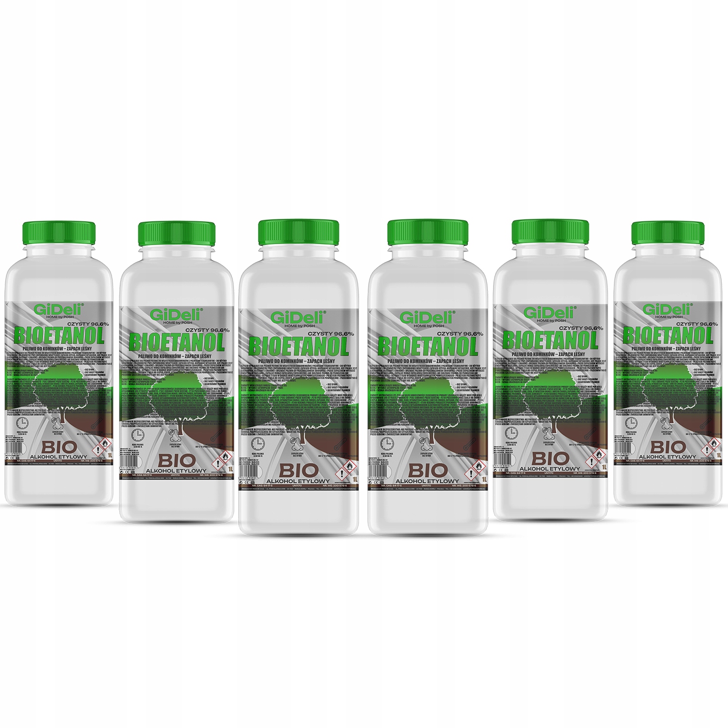 Bioetanol do krbu 6x 1L lesní vůně biopalivo