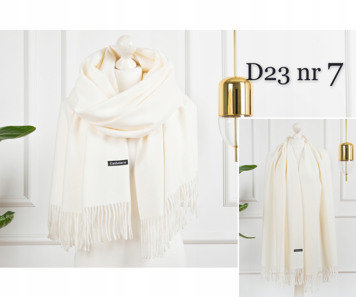 KASZMIROWY SZAL KLASYCZNY SZALIK CIEPŁY ELEGANCKI KASZMIR KOLORY Kolor wielokolorowy