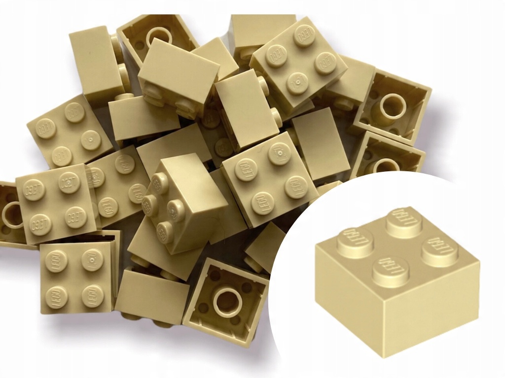 

Lego 3003 Brick Klocek 2x2 Tan Piaskowy 10 szt