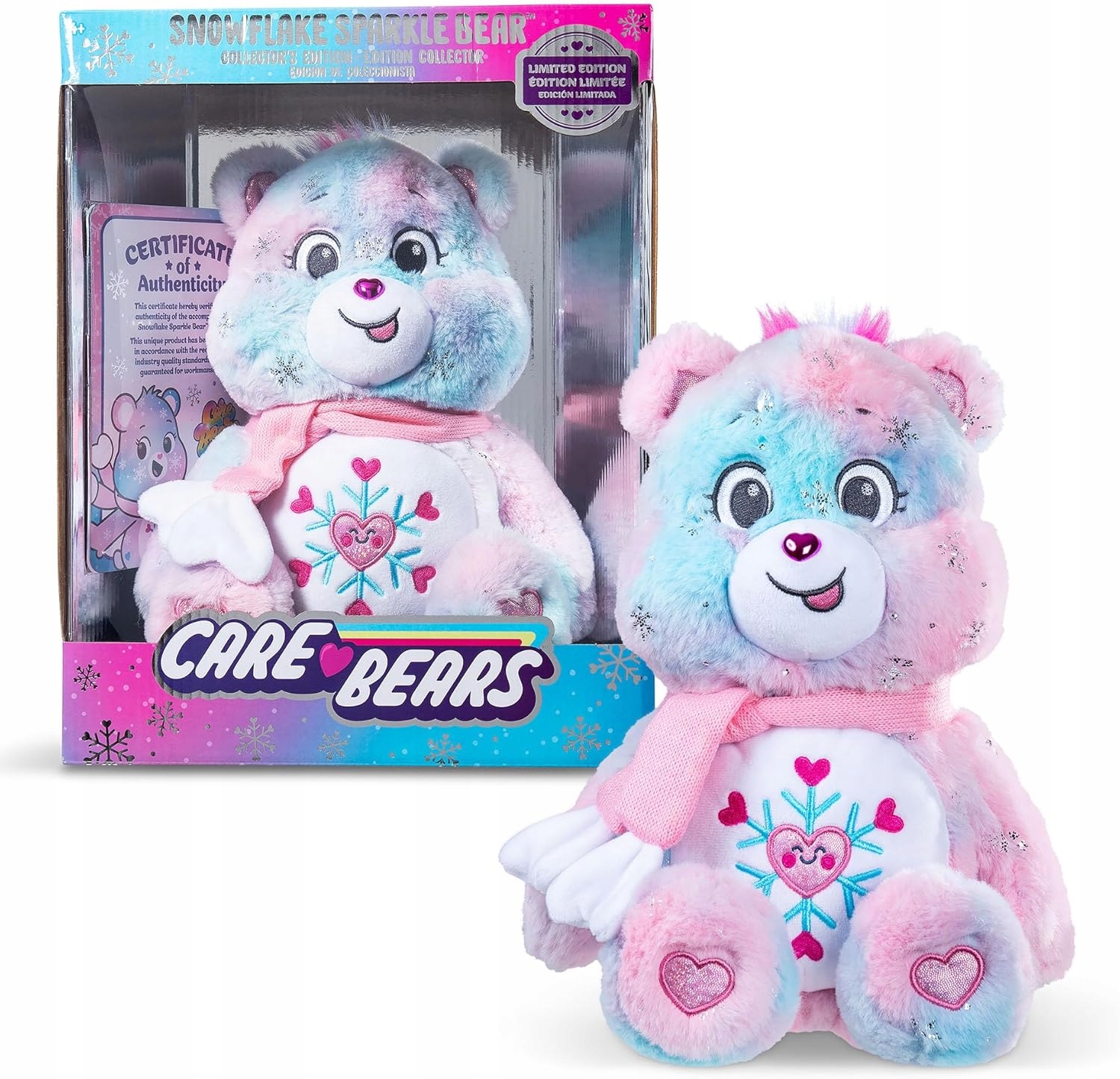 Care Bears Maskotka Snowflake Sparkle 35 cm Troskliwe Misie Zimowa Edycja