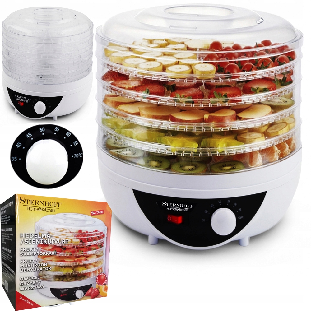 

Duża Suszarka Do Grzybów Owoców Warzyw Mocna 250W