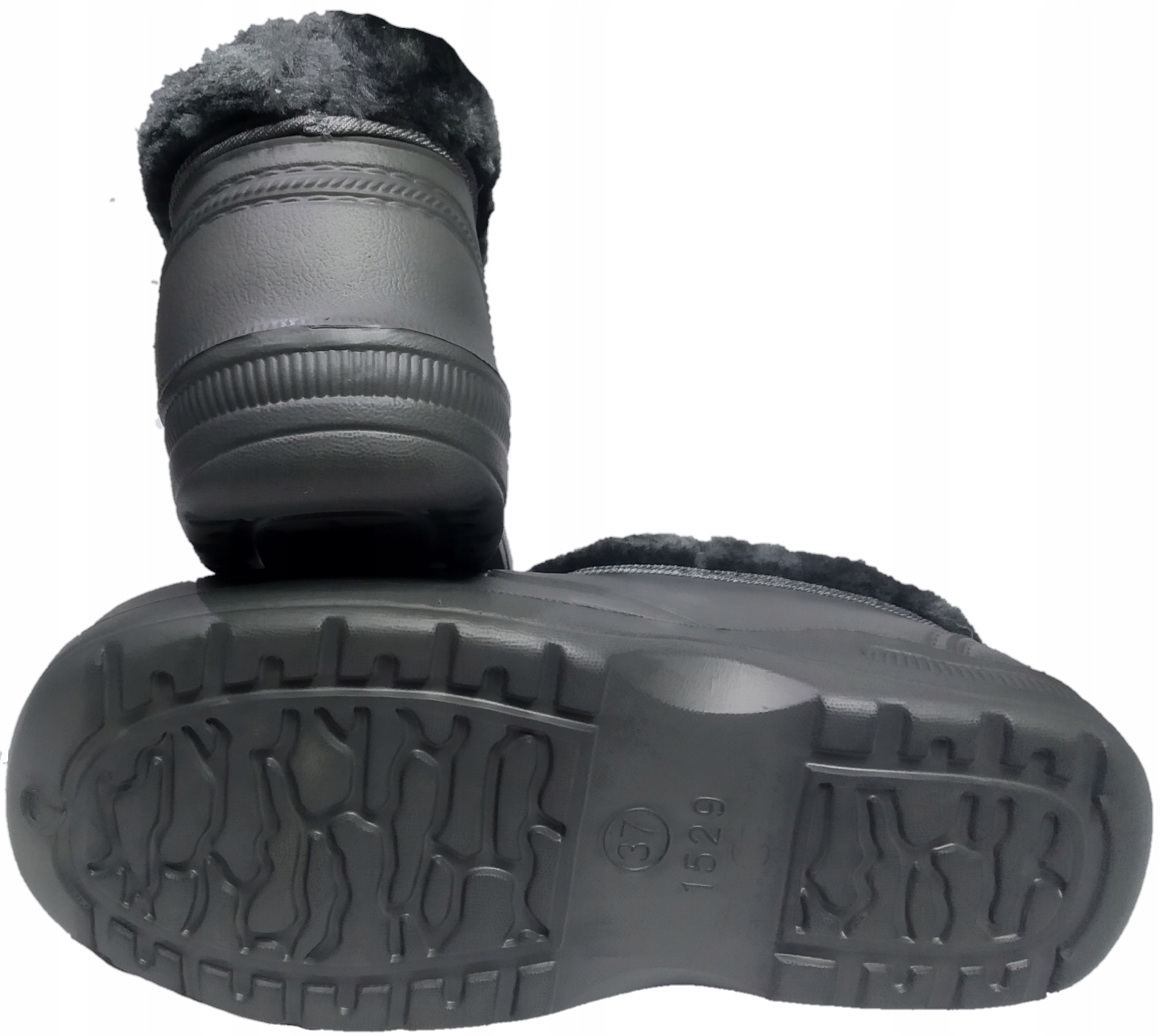 Damskie KALOSZE PIANKOWE niskie zimowe LEKKIE ocieplane chodaki eva 39 Rozmiar 39