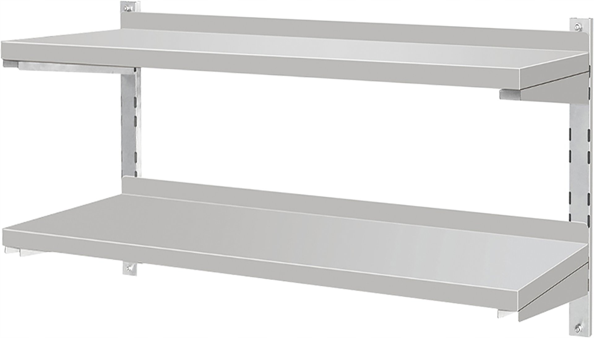 Półka Wisząca Gastronomiczna Podwójna z Rantem 100x30x35 cm Yato YG-08946