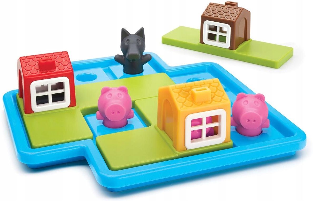 Smart Games Trzy Małe Świnki PL | Gra edukacyjna Wydawca IUVI Games