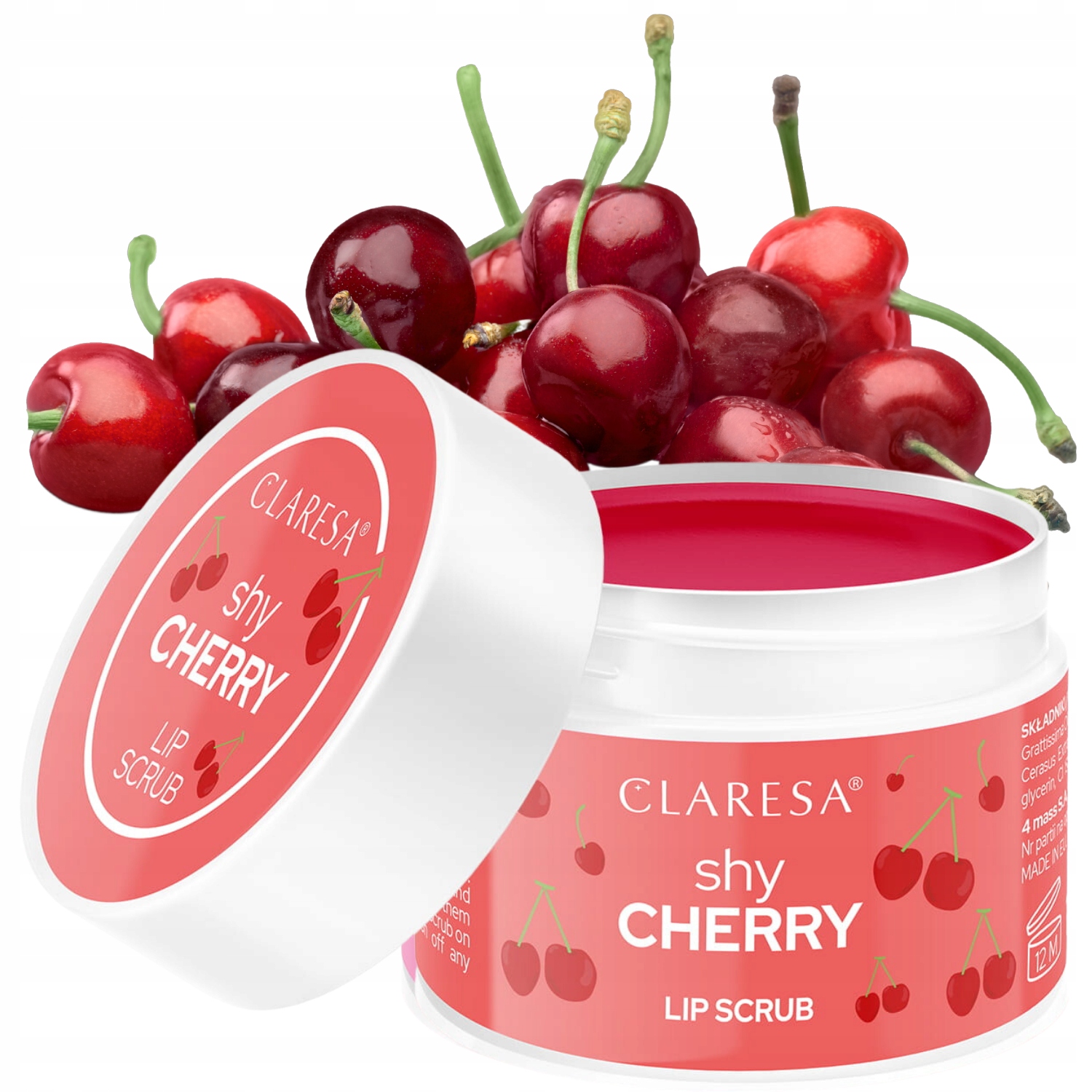 

Claresa Peeling do ust saucy lips Shy Cherry 15g