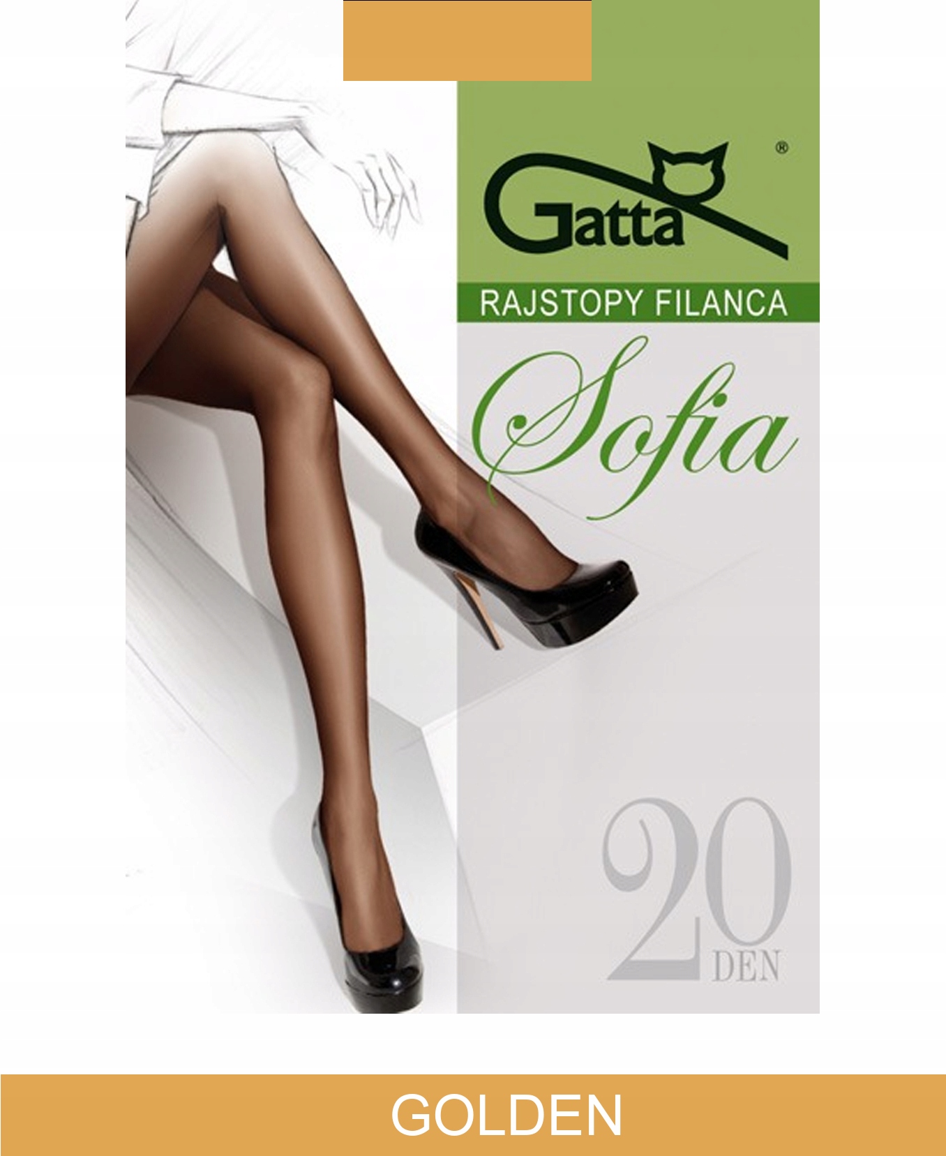 

Gatta Sophia Rajstopy damskie E wz.00/3-M/Golden
