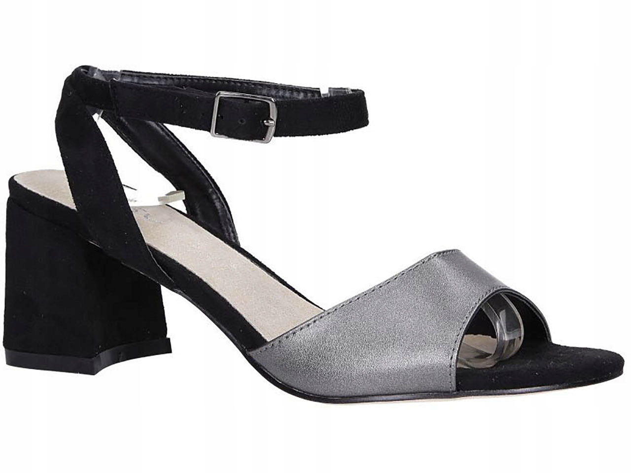 

Sandały Szeroki Stabilny Obcas Modne Komfortowe 37