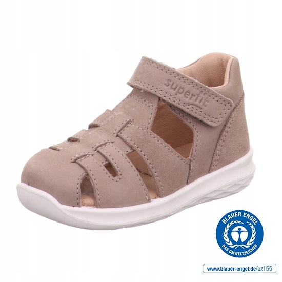 Superfit Sandały ze skóry naturalnej 1-000392-4000 Bumblebee Beige r.25