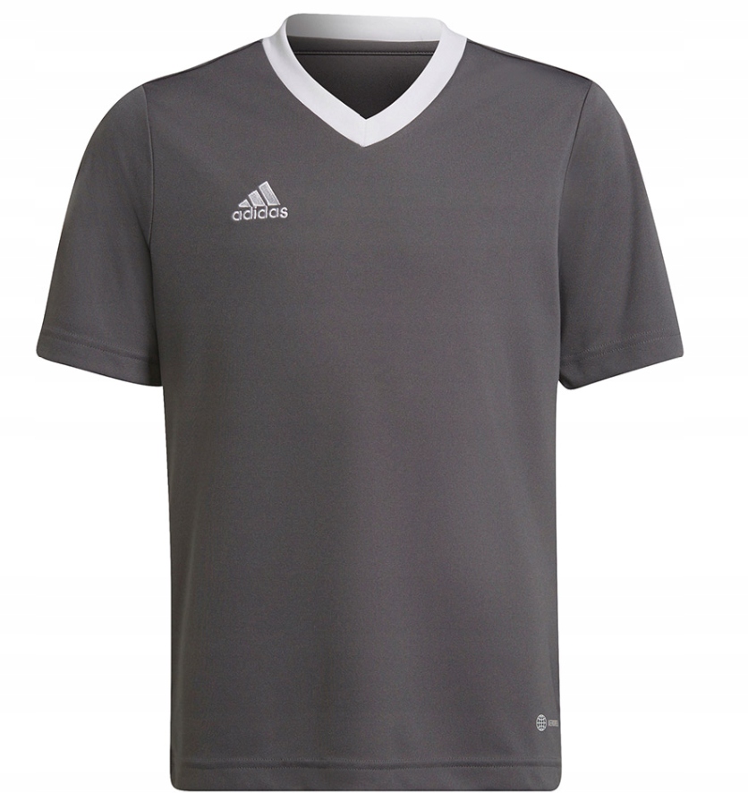 Koszulka sportowa Adidas Entrada 22 szara r. 140 H57499