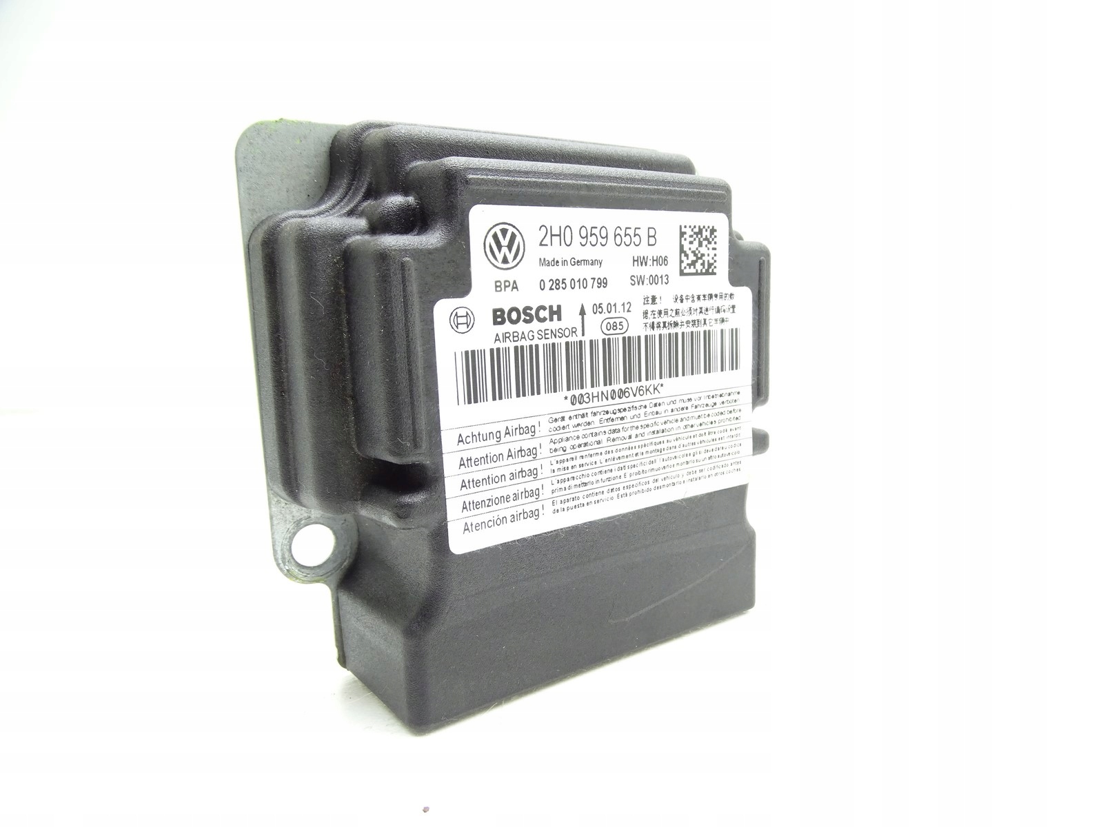 SENSOR MODUŁ PODUSZEK AIRBAG VW AMAROK I 2H 2H0959655B