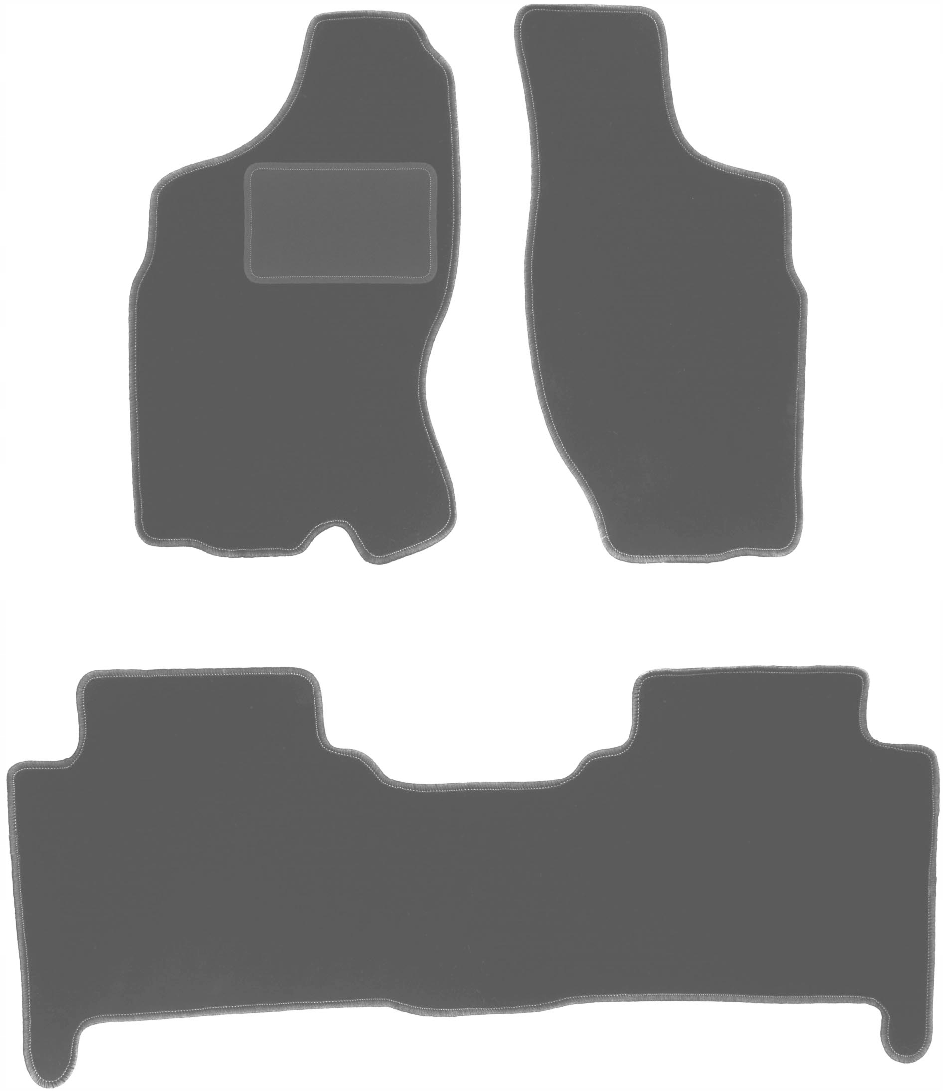 Autokoberce grafitové pro: Volkswagen Phaeton Long sedan (2002-2012