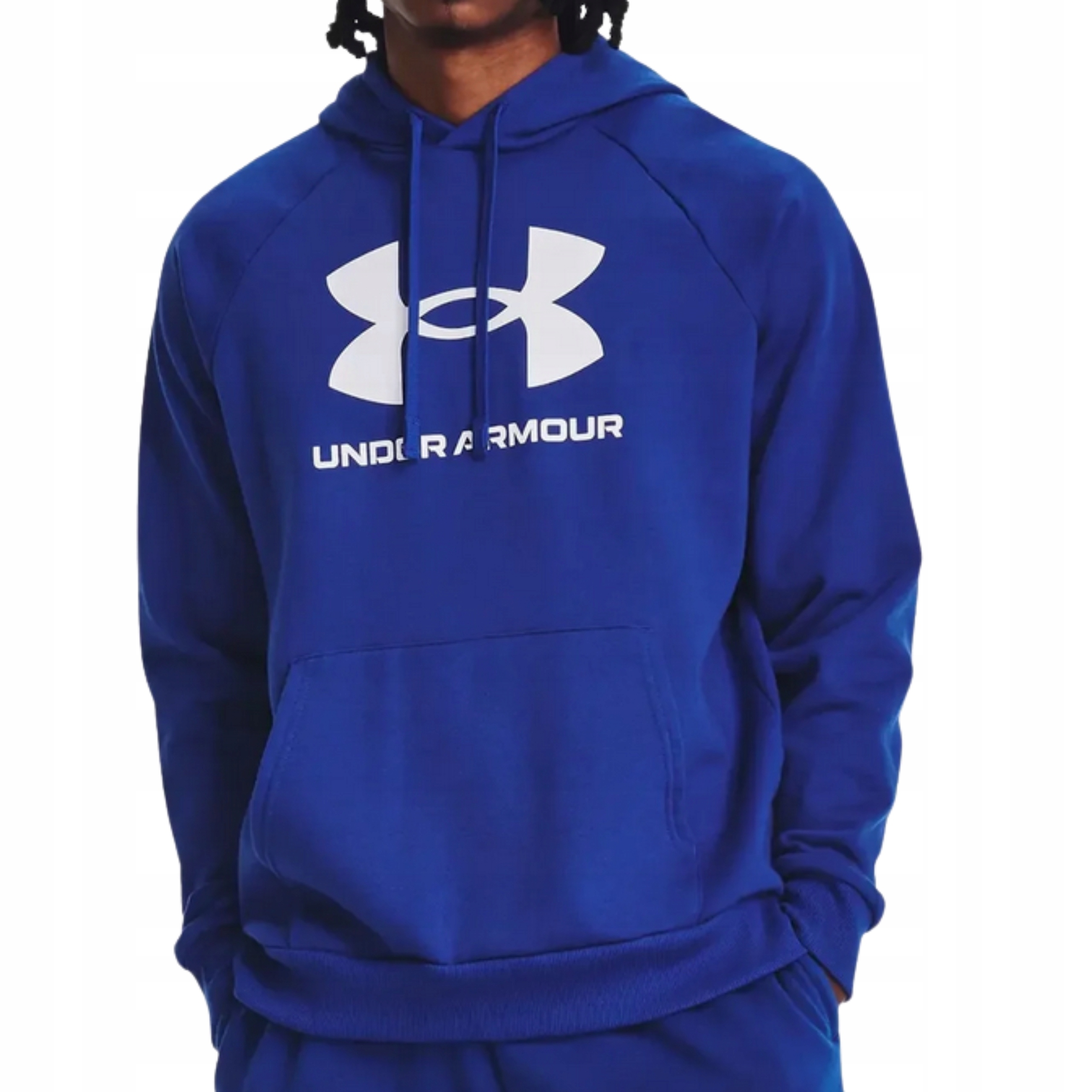 Under Armour Bluza Męska Sportowa Ua Rival Fleece Logo Hd Kangur Bawełna