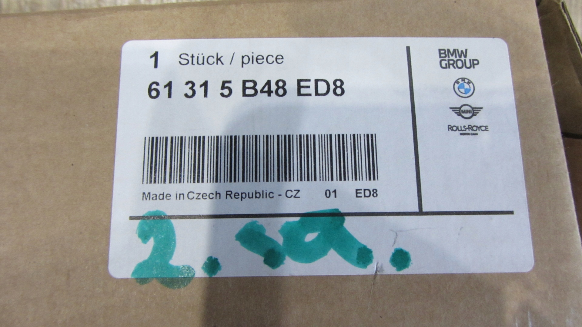 BMW 7 I7 G70 Moulage du tableau de bord ROZDZIELCZEJ PANEL DOTYKOWY Commandes 5B48ED8