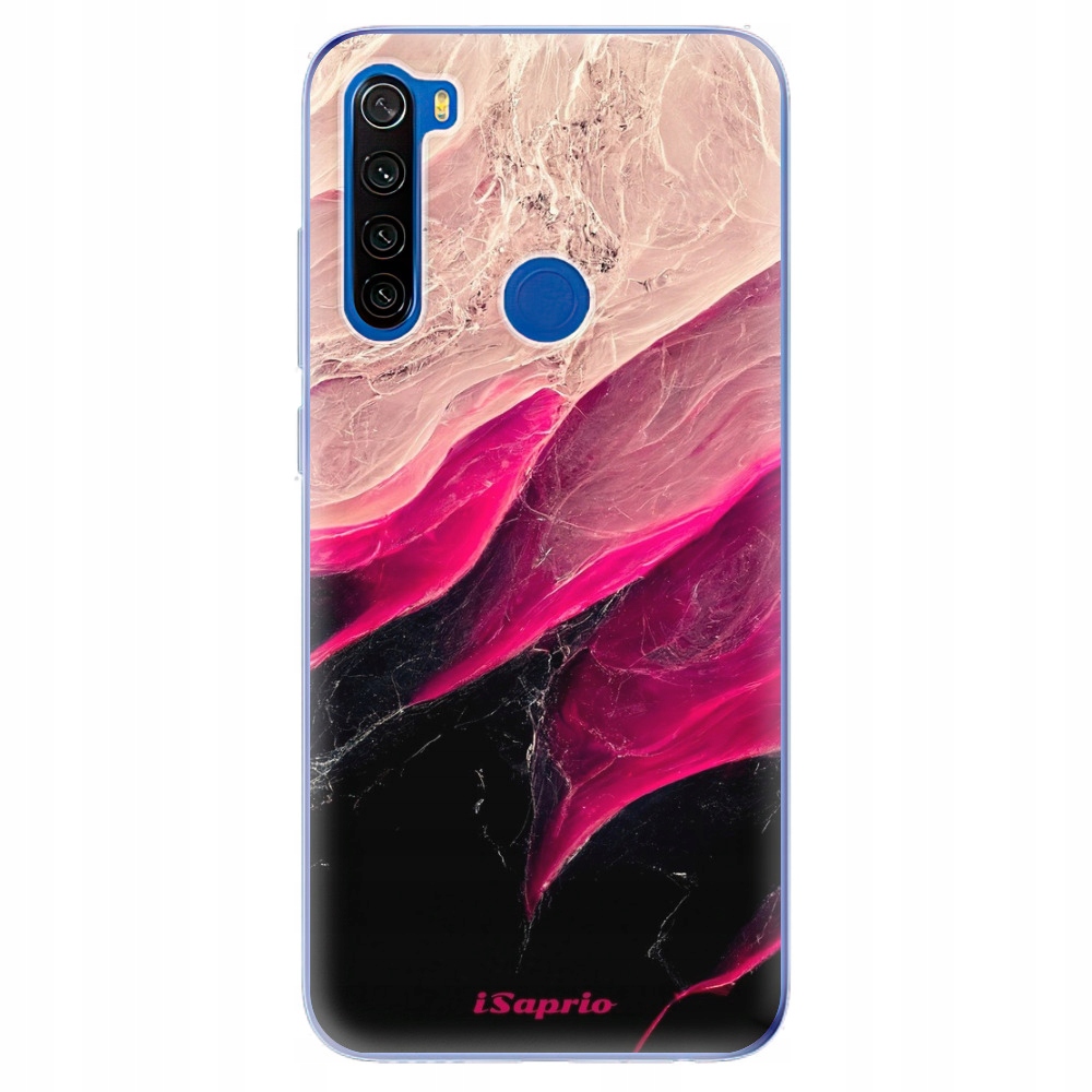 Silikonowe etui iSaprio Black and Pink do Xiaomi Redmi Note 8T