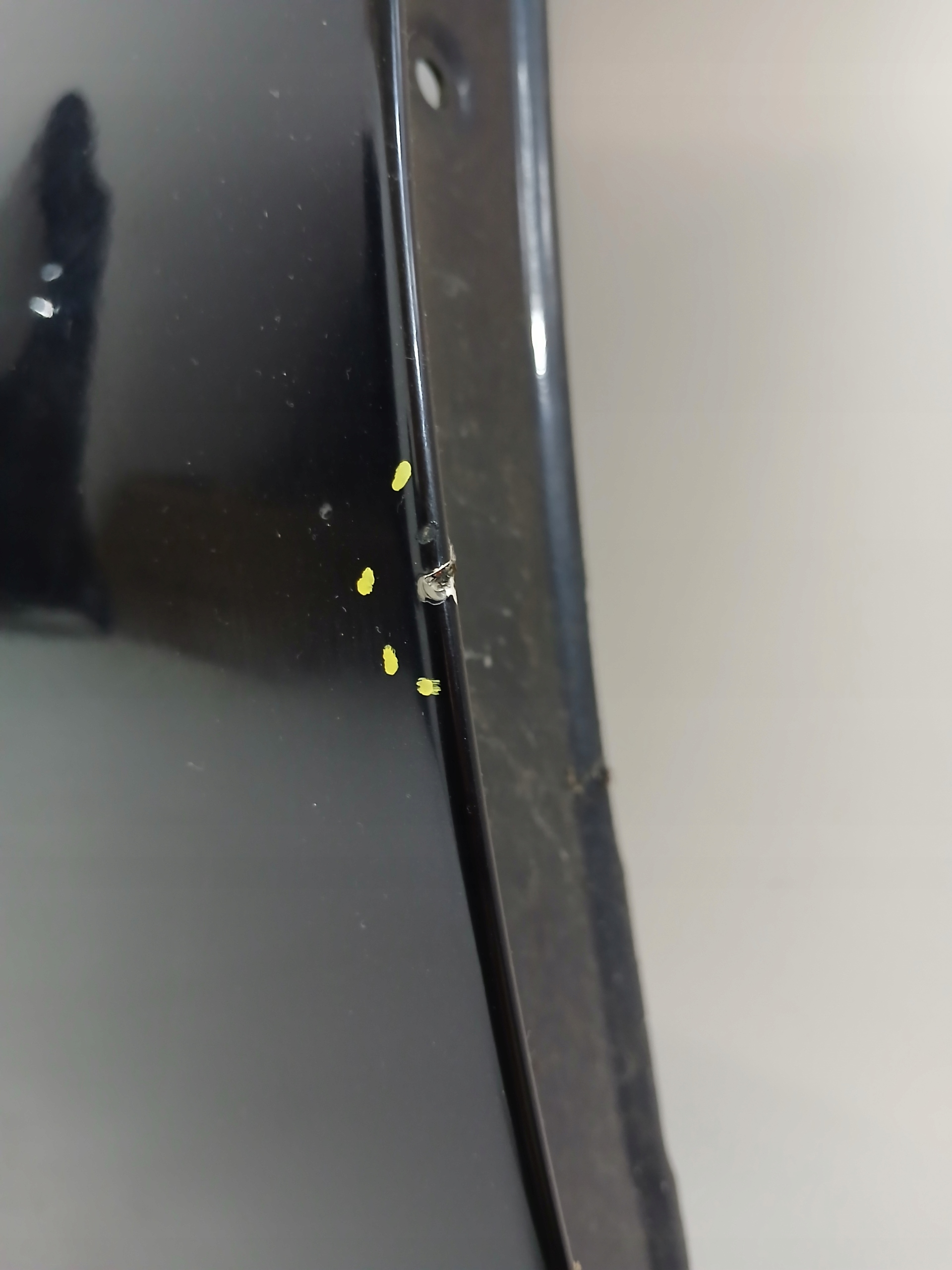 fender left front BMW E60 E61 CARBONSCHWARZ